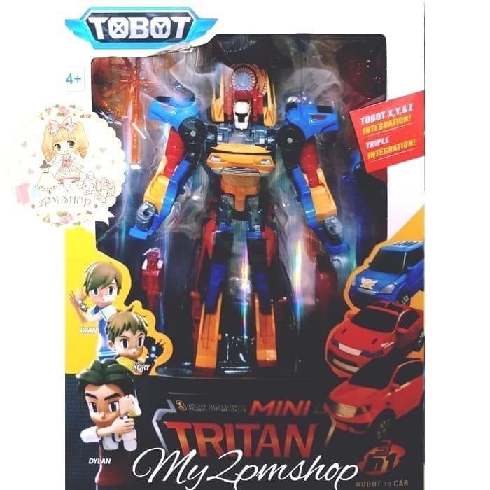 3IN1 ULTAH MAINAN PLUS TRITAN KADO TOBOT JUMBO - SENJATA