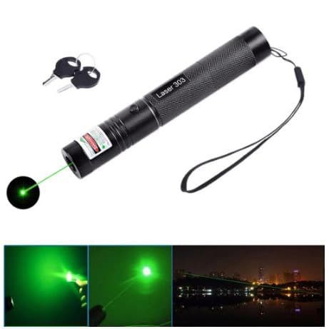 Green Laser Pointer 303 / Laser Hijau / Laser Kunci Pengaman