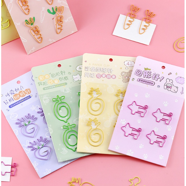

Paper clip set 4 pcs karakter