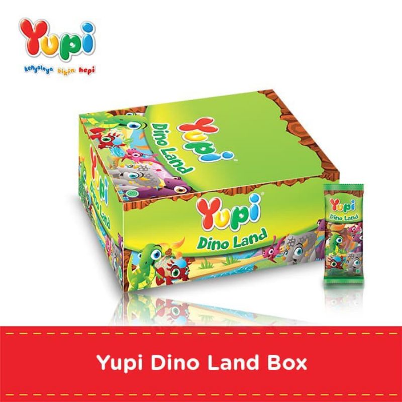 

permen yupi DINO LAND 1 BOX ISI 24 PCS