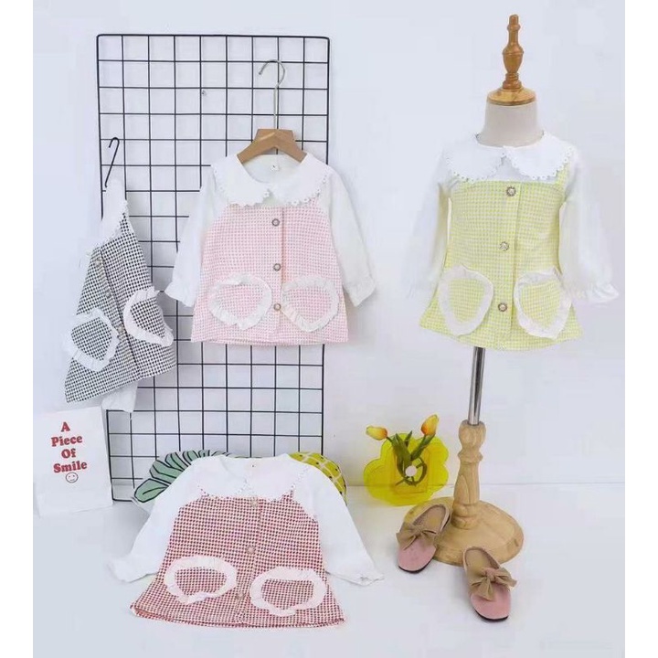 #K053TF# Dress Anak Perempuan Premium/ Atasan Anak Perempuan Import 2-4tahun/ Baju Anak Import/ Tuni