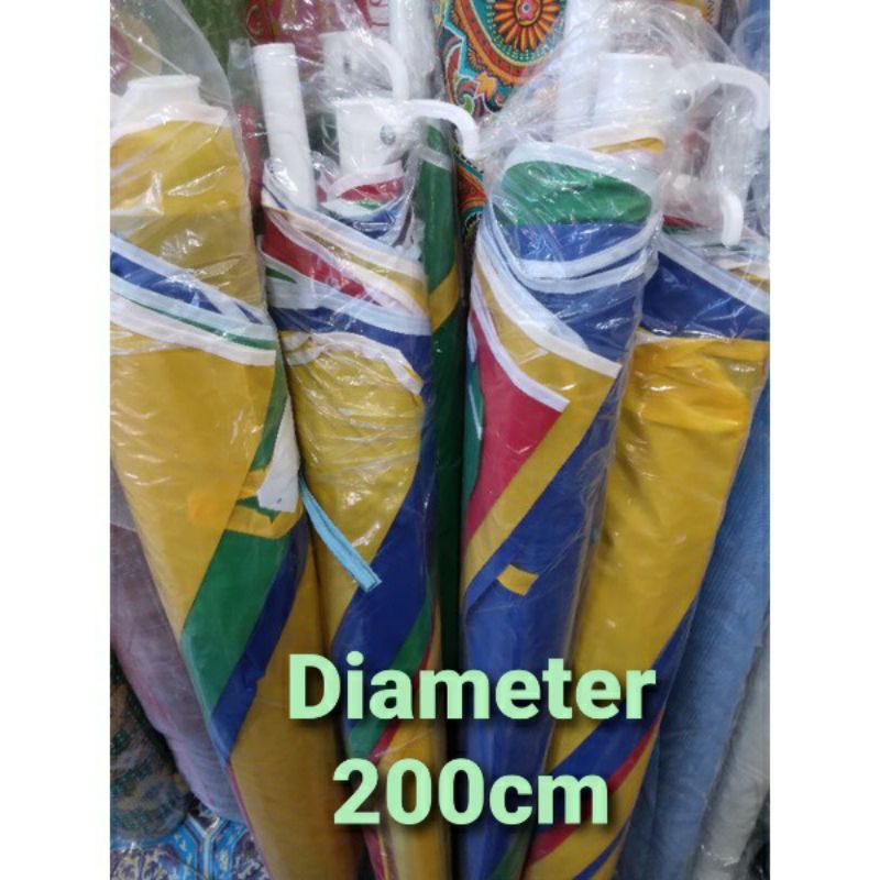 payung pantai payung jualan ukuran 200cm