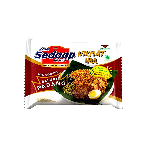 

SEDAAP GORENG MIE SALERO PADANG 86G ATY1