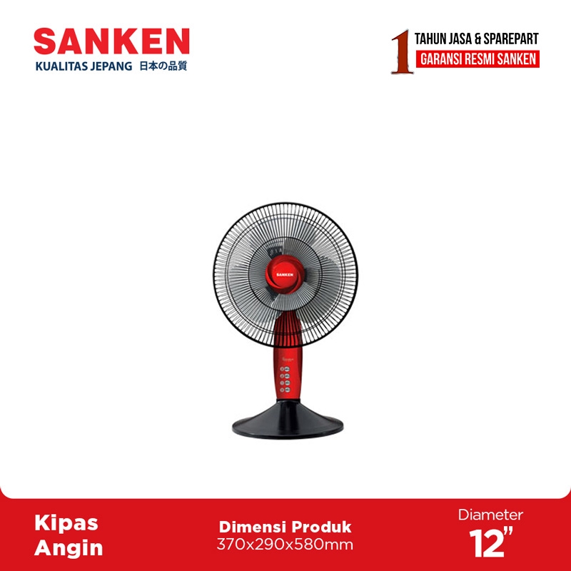 Sanken Kipas Angin Meja FS 300 GN PI BK Warna Random Sanken Kipas Angin Meja FS 300 GN PI BK Warna Random