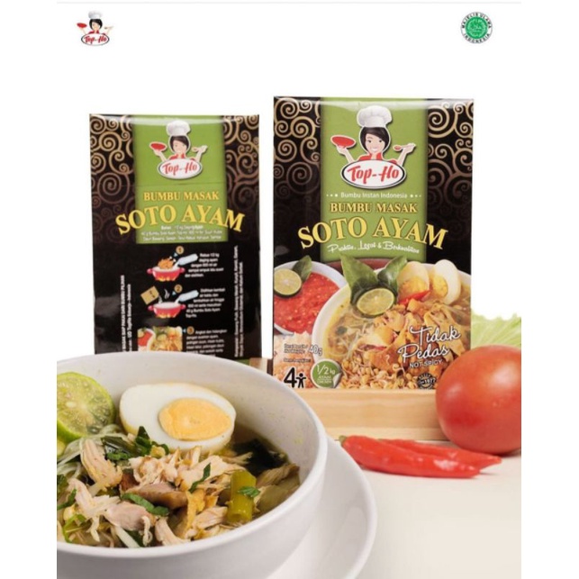 

Top-Ho Bumbu Masak Soto Ayam 40g