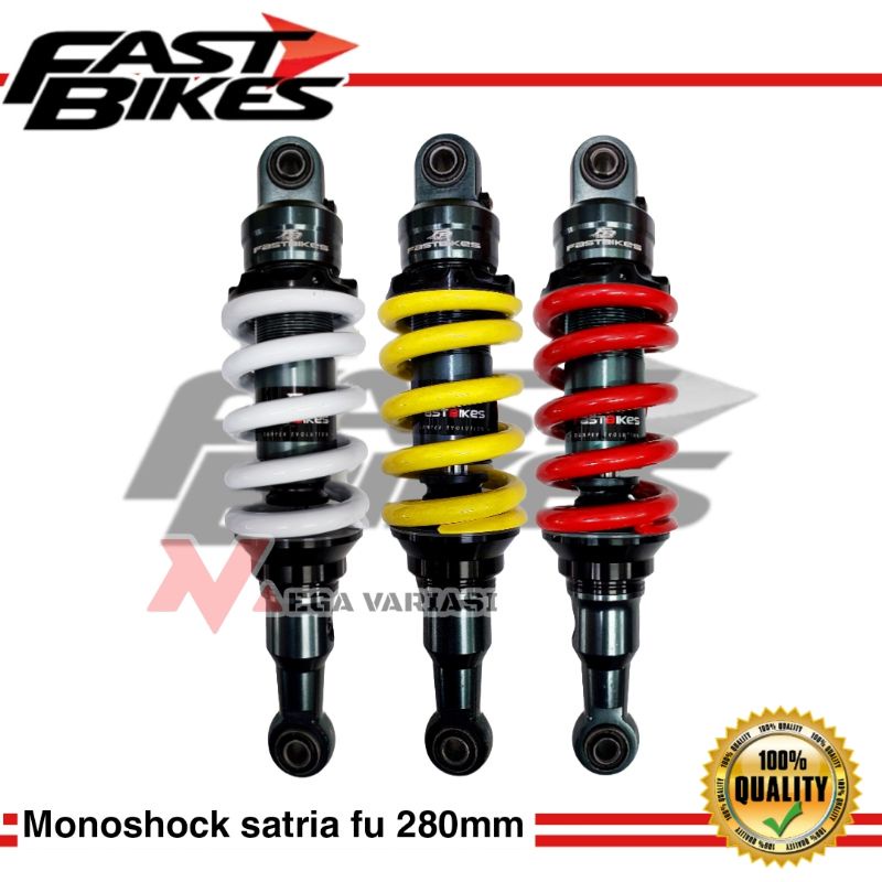 MONO SHOCK BREAKER SATRIA FU SHOCK BREAKER MONO MONOSHOCK SATRIA FU 280MM BAHAN FULL CNC EMPUK DAN TIDAK JEDUK