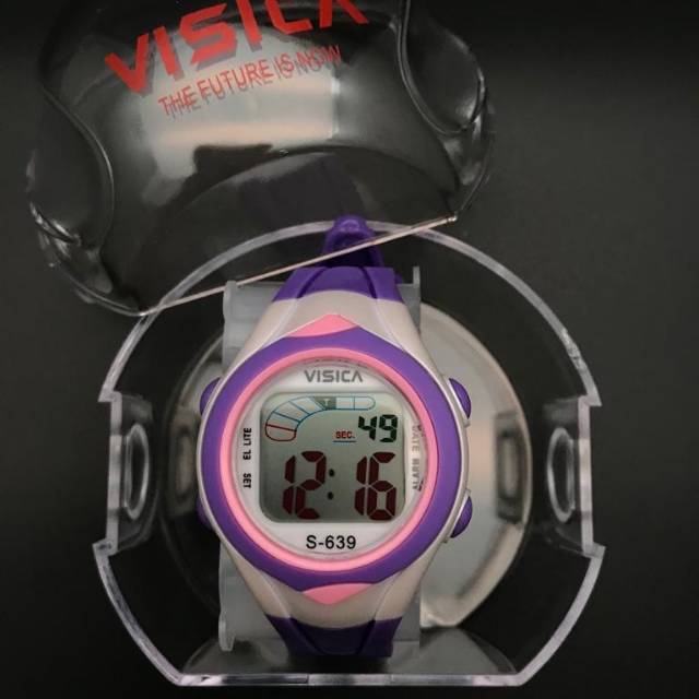 Jam tangan digital anak remaja water Resist merk Visica 639