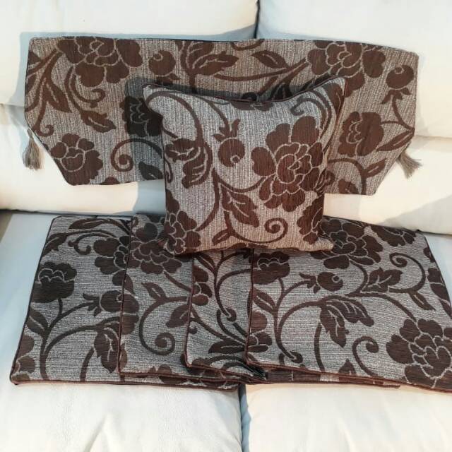 Set sarung bantal kursi tamu termurah