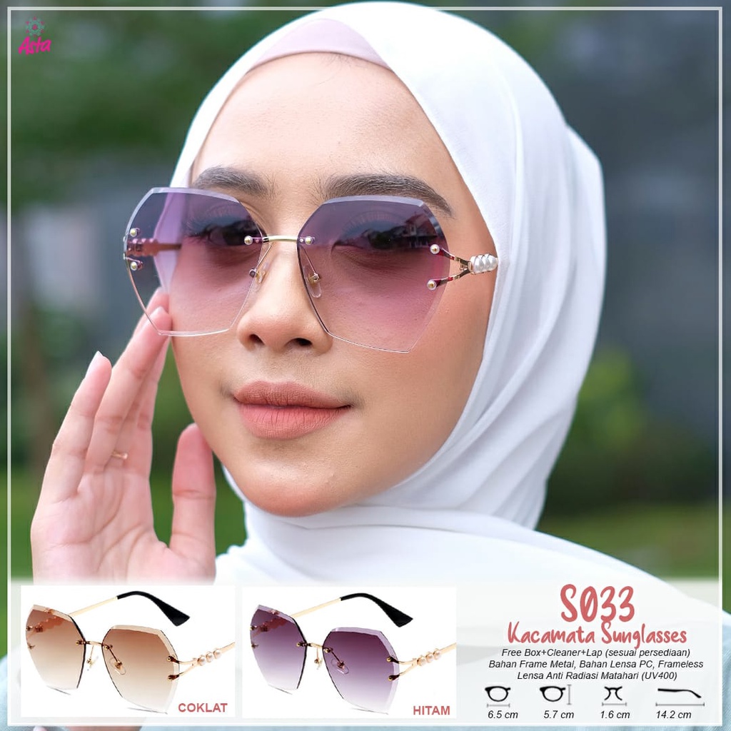 CEK STOK DULU KACAMATA SUN GLASSES S033 | KACAMATA Anti Radiasi IMPORT ASTA