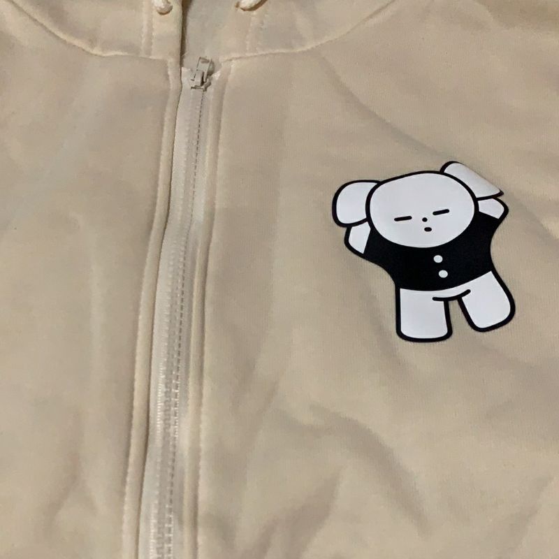 S - XXXXXL(6XL) ZIP Hoodie NOM NOM KOALA BIGSIZE Jaket Sleting Cute Cartoon We Bare Bears Harajuku OVERSIZE Pria Wanita 5XL 4XL 3XL 2XL XL L M Jaketin aja