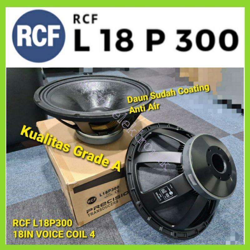 Speaker Woofer Component RCF 18 Inch L 18P 300 18 Inch GRADE A