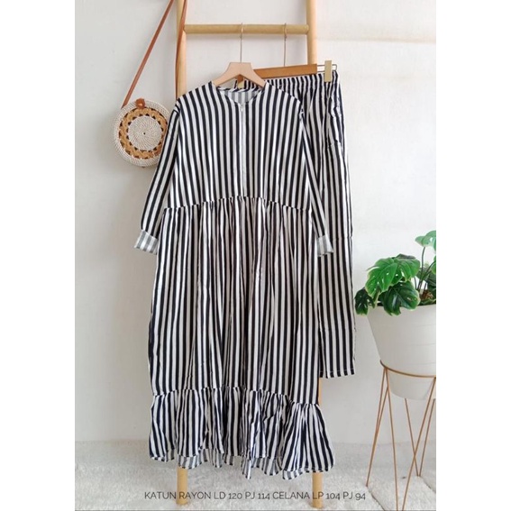 SETELAN TUNIK PREMIUM RAYON VISCOSE // SETELAN JUMBO // ONE SET TUNIK PREMIUM // GEMILANG CLOTHING