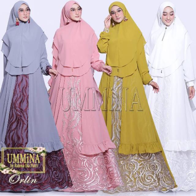 Gamis syari Pesta Orlin by Ummina