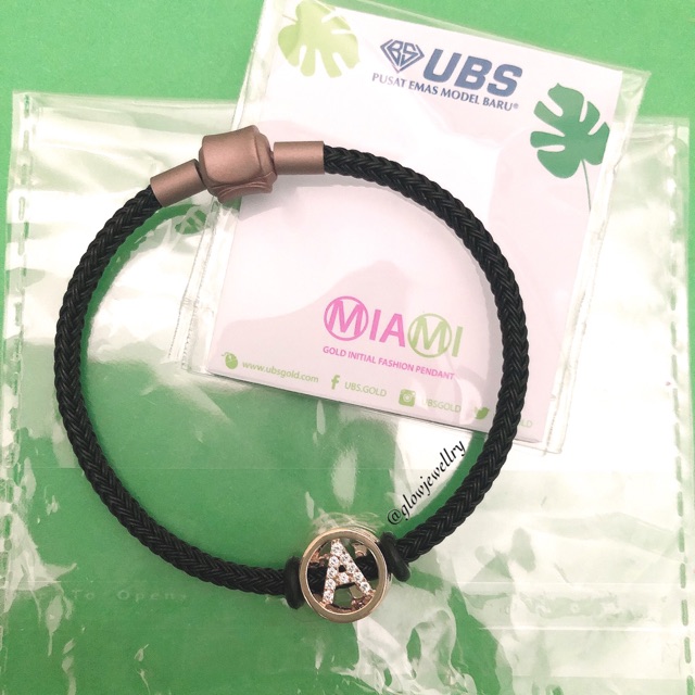 Gelang Huruf Miami UBS - A