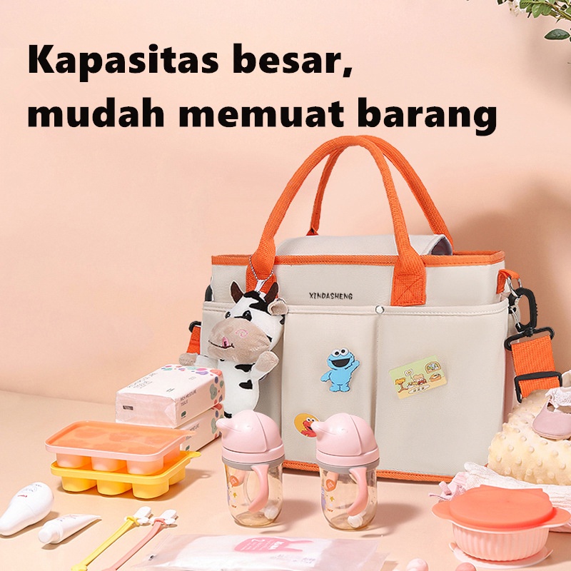 Fashion Tas Bayi Besar Multifungsi/ Fashion Diaper Bag / Tas Bayi Murah/ Tas Wanita/ Premium Baby Bag