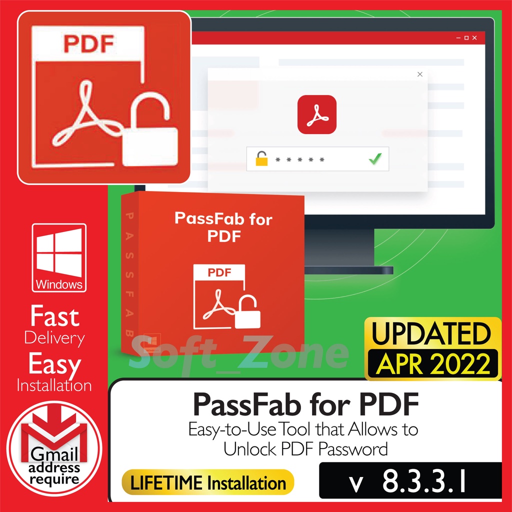 

PssFb fr PDF 8.3.3.1 - Esy-t-s Tl tht Allws y t Unlck PDF Psswrd [WINDOWS x64] - Dgtl Dwnld