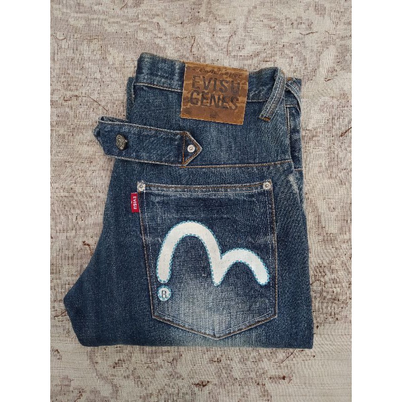 evisu vintage jeans buckle back second original