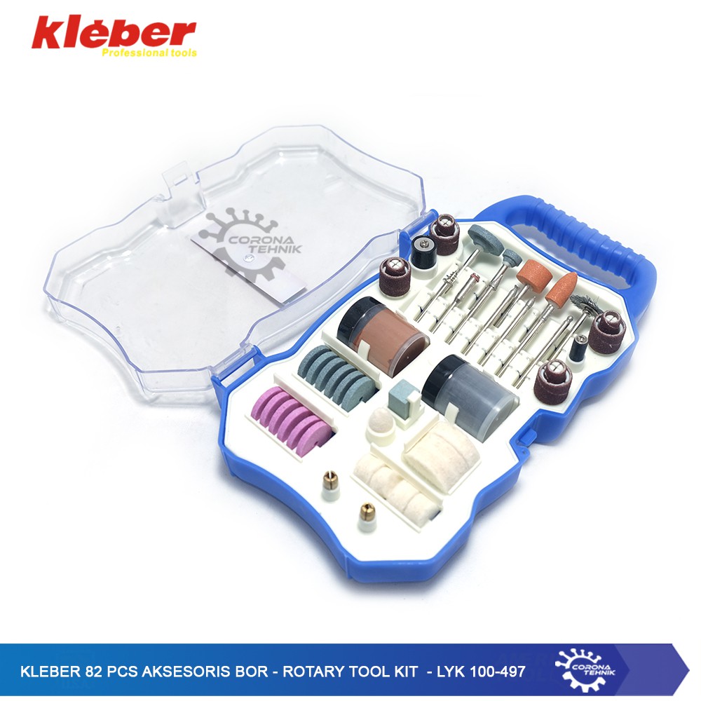 LYK 100-497 - Kleber 82 Pcs Aksesoris Bor - Rotary Tool Kit