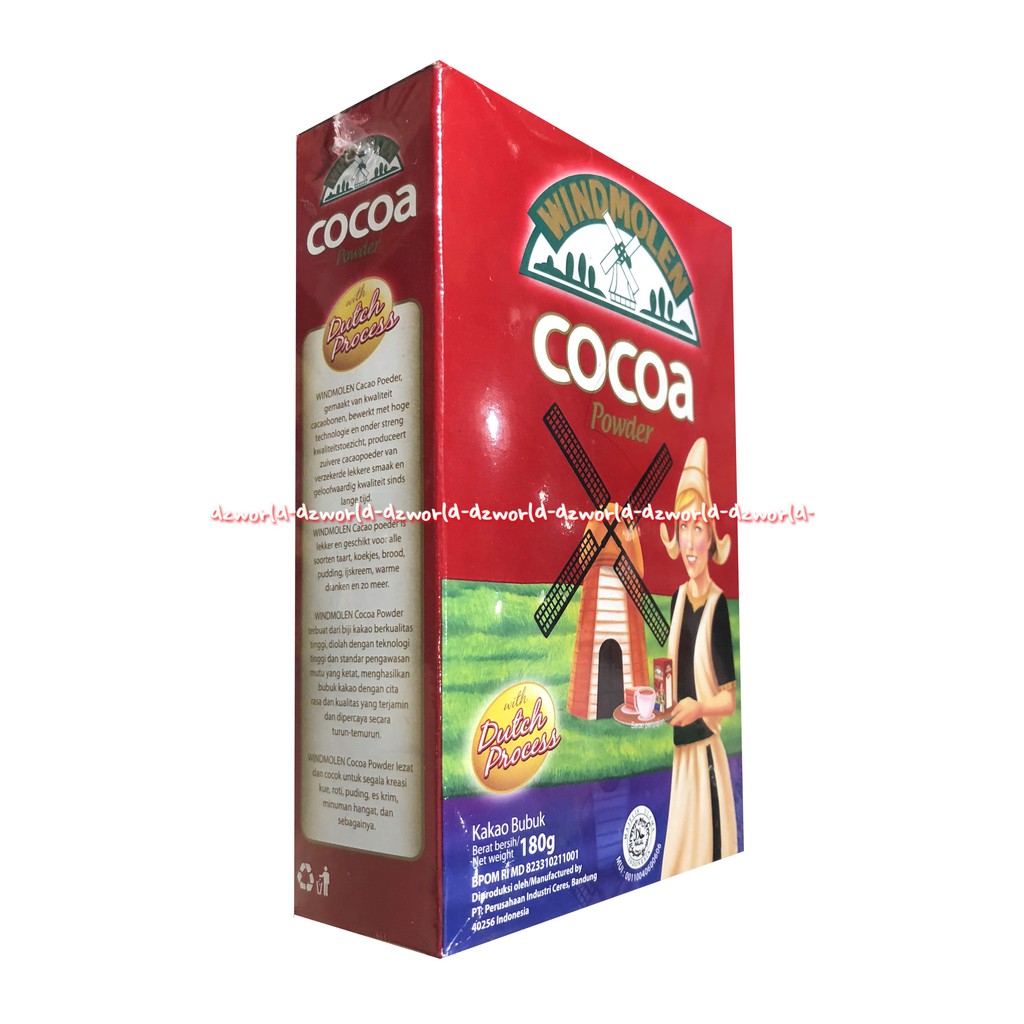 Windmolen Cocoa Powder 180gr Kakao Bubuk 180gr Tepung Kakao Bubuk Coklat