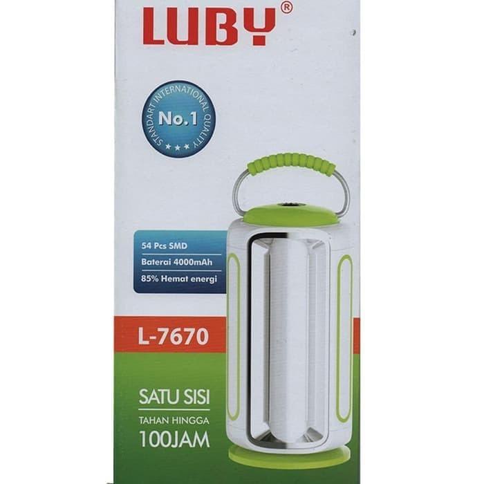 Emergency Luby L-7670 Lampu Darurat, Tahan 100 Jam