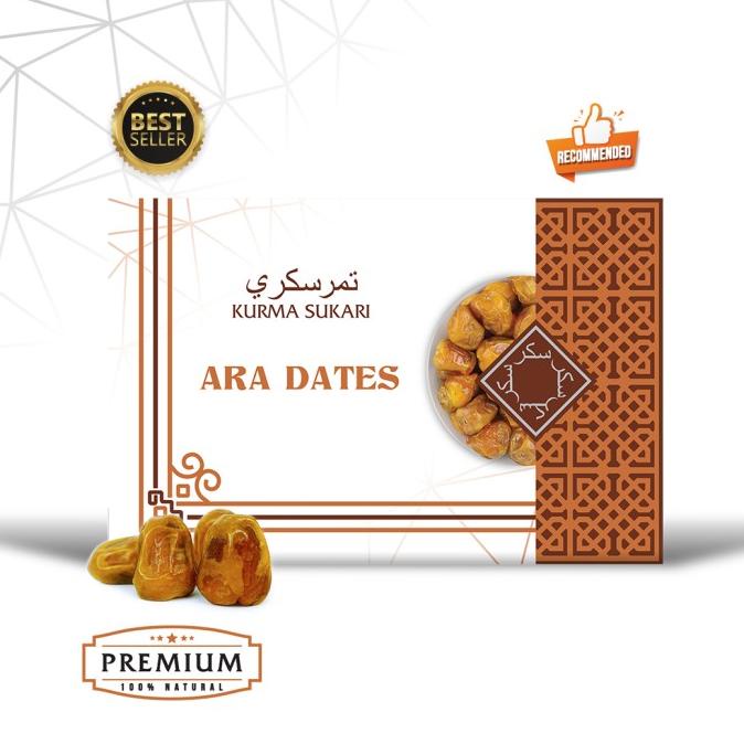 

Kurma Sukari 3kg Raja Sukkari PREMIUM KEMTAN ARA DATES Asli
