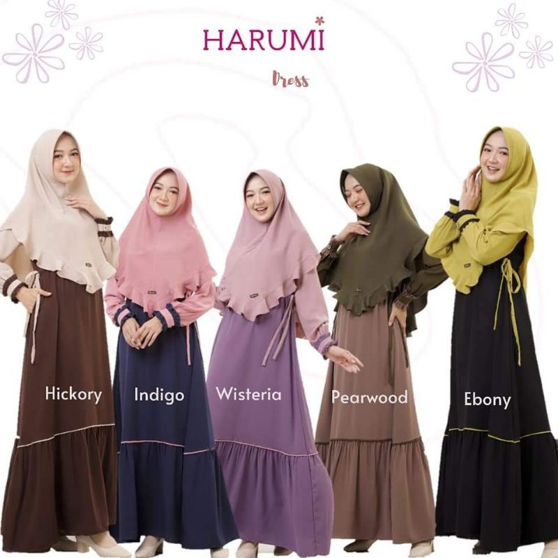 Ready Harumi SET By Emka Hijab - Wollycrepe Premium