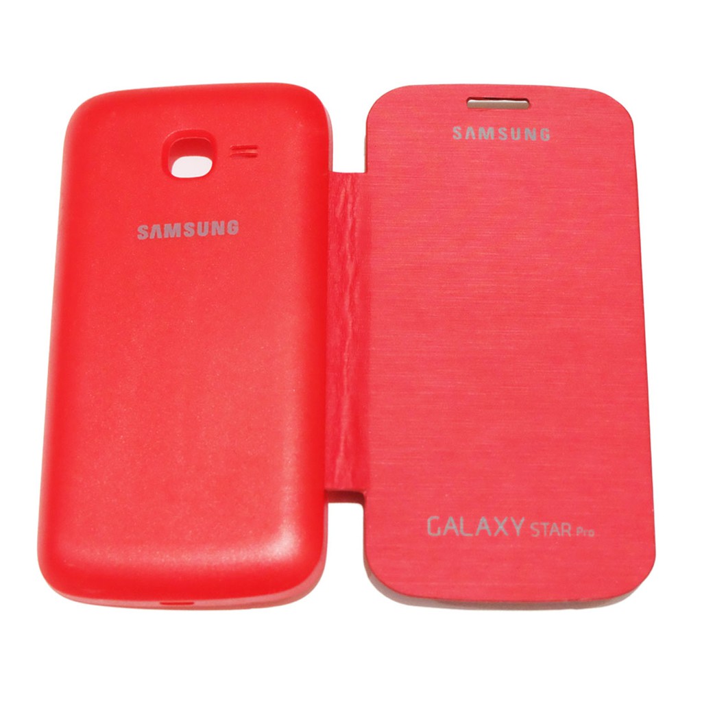 Sarung Leather Case Samsung Galaxy Star Pro / S7260 / S7262 Flipcover View / Flipcover Kulit - Colour