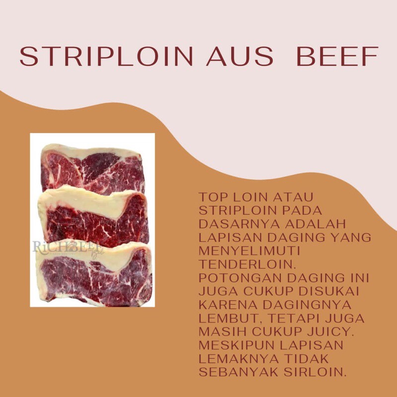 

Striploin Aus Beef/beef steak