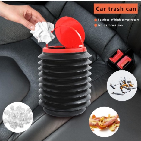 Car Folding Trash Foldable Waterproof / Tempat Sampah Mobil Lipat Tanpa Penutup