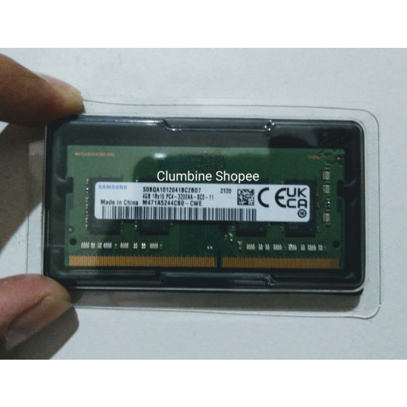 RAM Laptop Samsung 4GB 3200 DDR4 PC4-3200AA Memory Notebook Sodimm