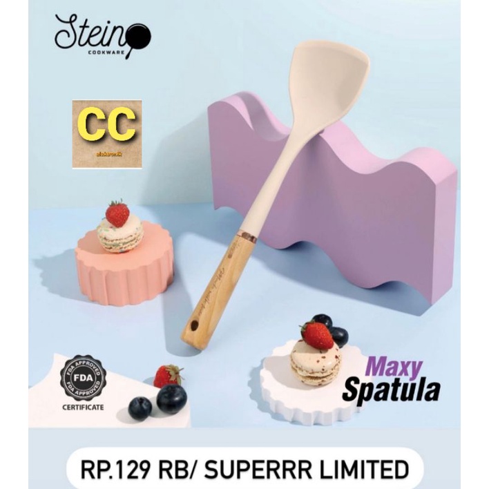 Steincookware stein cookware sutil spatula duo candy soup sendok SATUAN