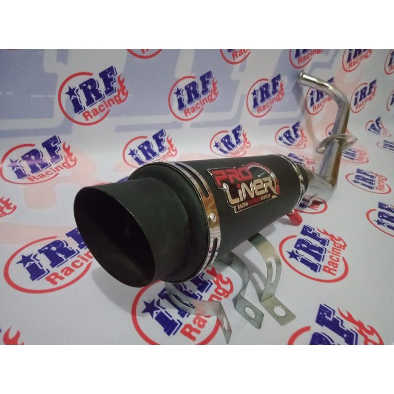 knalpot racing proliner black dop beat karbu,beat Efi,beat new,beat street,Scoopy,spacy