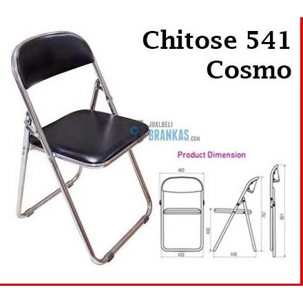 Kursi Lipat Chitose Cosmo 541 Hitam (Baru) Gamassesories