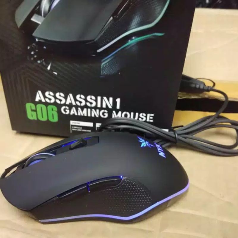 MOUSE GAMING NYK G06 ASSASSIN 1 LED RGB Mouse Gaming