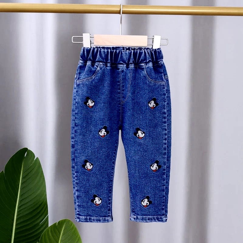 Celana Jeans anak  perempuan motif BORDIL by ervis