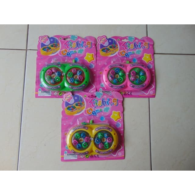 Mainan Pancing Ikan Putar Magnet Isi 12 Pcs Ikan Fishing Game