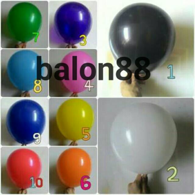 Jual Balon Doff Bulat 12 Inch Shopee Indonesia