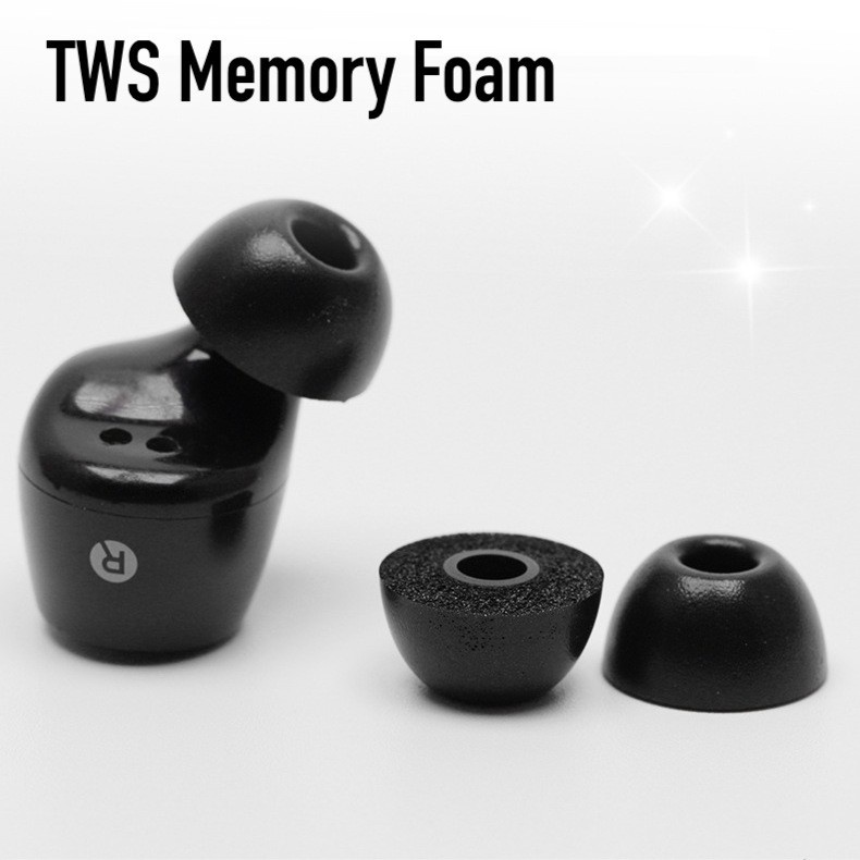 Memory Foam Tips For TWS Earphone Bluetooth Headset Eartips 4.5mm