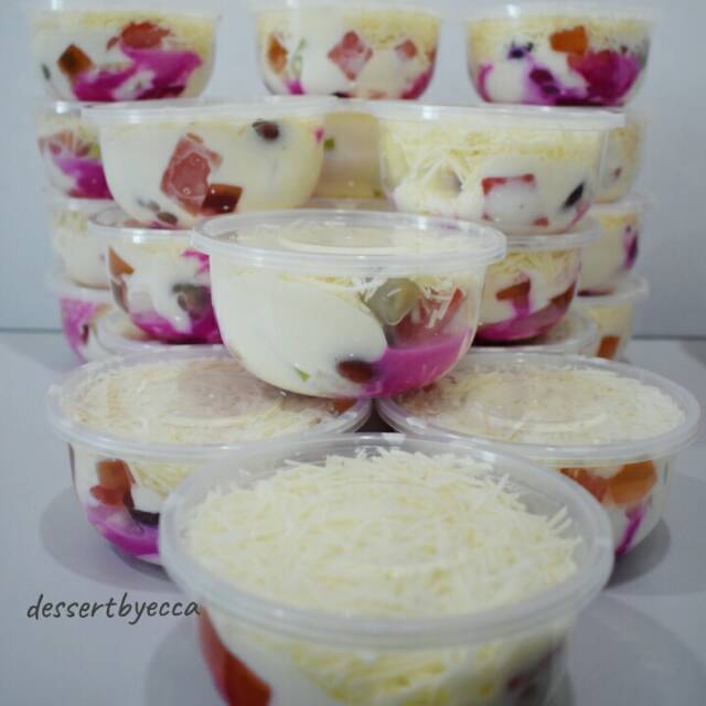 

Salad buah Topping keju 350ml