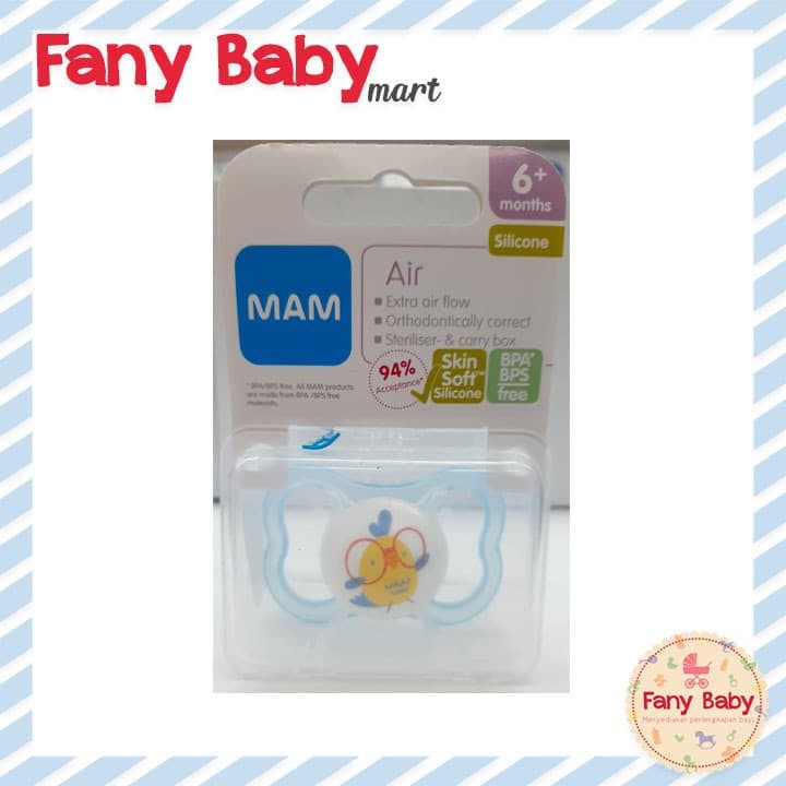 MAM PACIFIER AIR / 6 BULAN KE ATAS / MOTIF RANDOM