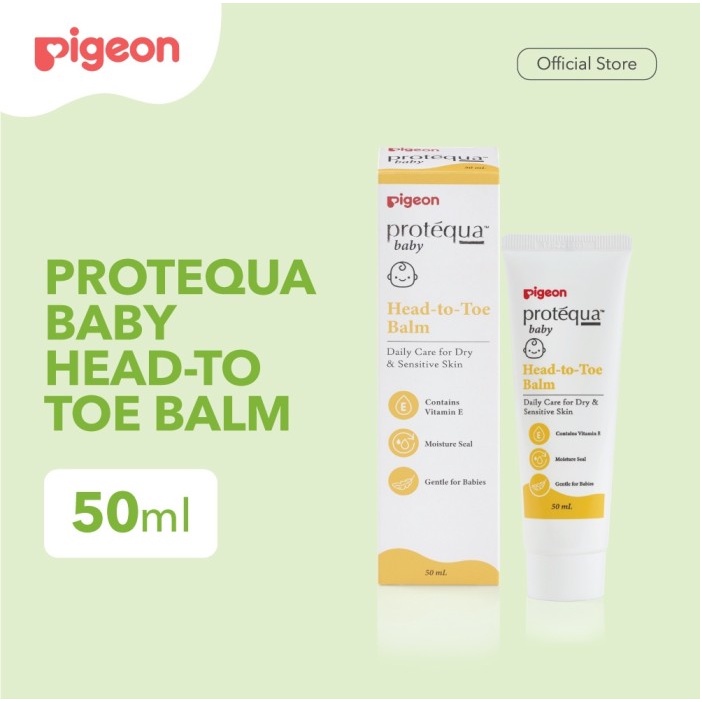 Krim Pelembab Kulit Kering &amp; Sensitif Pigeon Protequa Head To Toe Balm 50ml