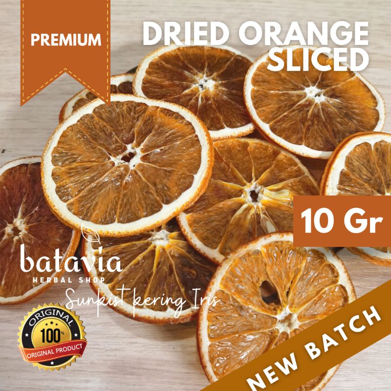 

Dried Orange Slice Jeruk Iris Kering Infused Water Premium Herbs Time