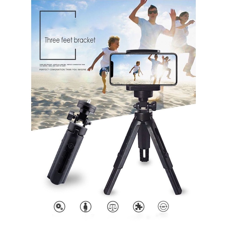 tripod mini hp stand tripod handphone tempat phone holder ponsel dan kamera universal mudah di bawa nb30