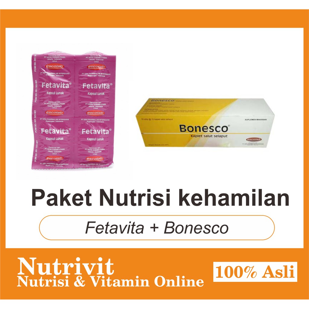 PAKET NUTRISI KEHAMILAN FETAVITA DAN BONESCO