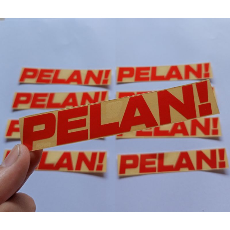 Sticker Stiker Motor Cutting Reflective PELAN