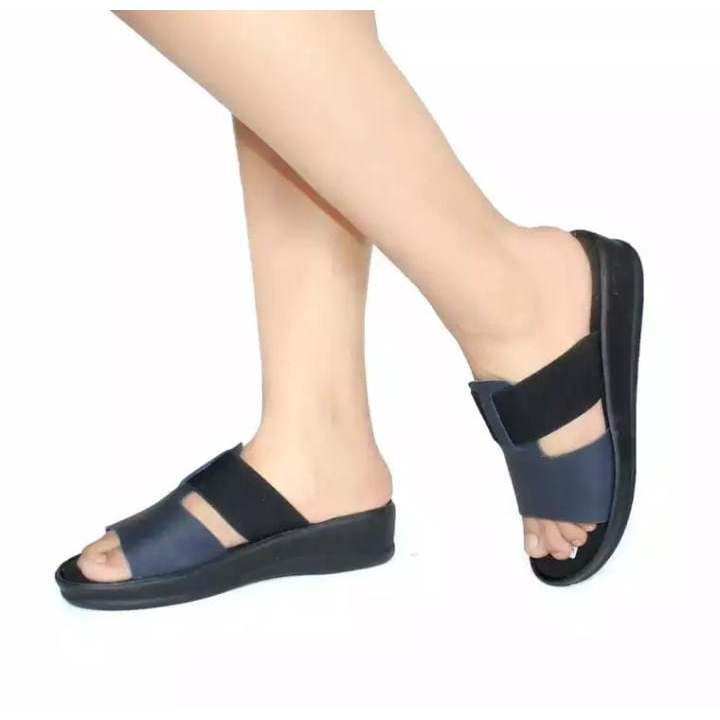 rizkiana olshop - sandal selop wanita casual T01