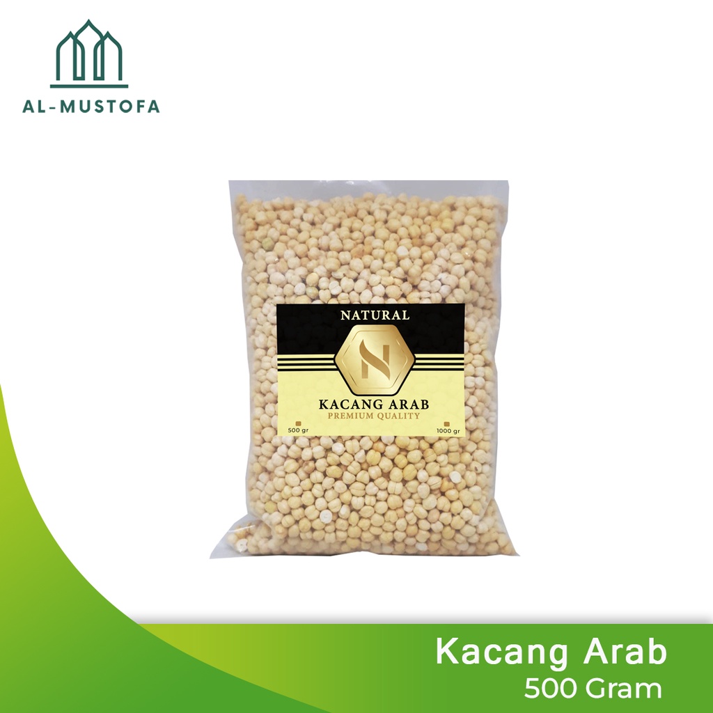 

Kacang Arab Original Roasted Chickpeas Oleh Oleh Haji dan Umroh 500gr