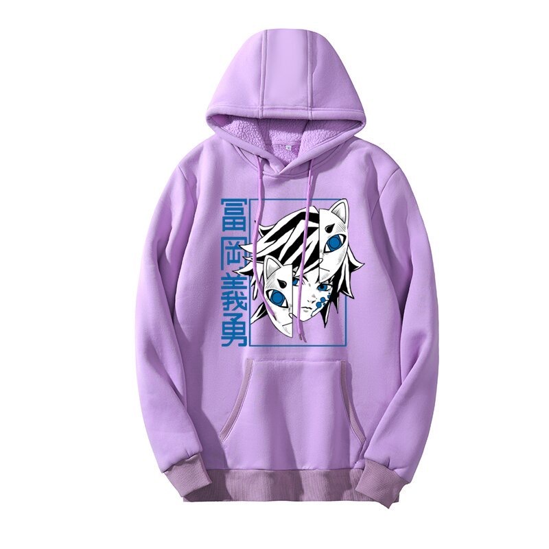 Kimetsu No Yaiba Tanjirou Anime Jumper Hoodie II Sweater Hoodie Anime II Sweter Oblong Topi Sz M - XL ( Pria &amp; Wanita / Anak &amp; Dewasa )