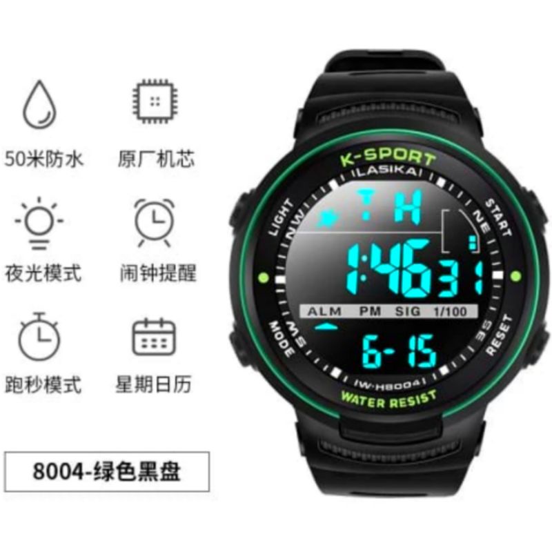 JAM TANGAN COWOK TERBARU DIGITAL SPORT FASHION PRIA JAM TANGAN PRIA WATER PROF BISA BUAT RENANG JAM TANGAN PRIA DIGITAL PRIA WARNA HITAM