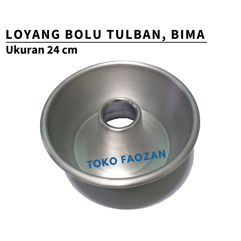 Loyang Bolu Tulban Bima 24 cm Aluminium